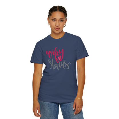 Wifey Status Loyal Tee Fun-loving Elegant Captivating Graceful Amazing Unisex Heavy Cotton T-Shirt