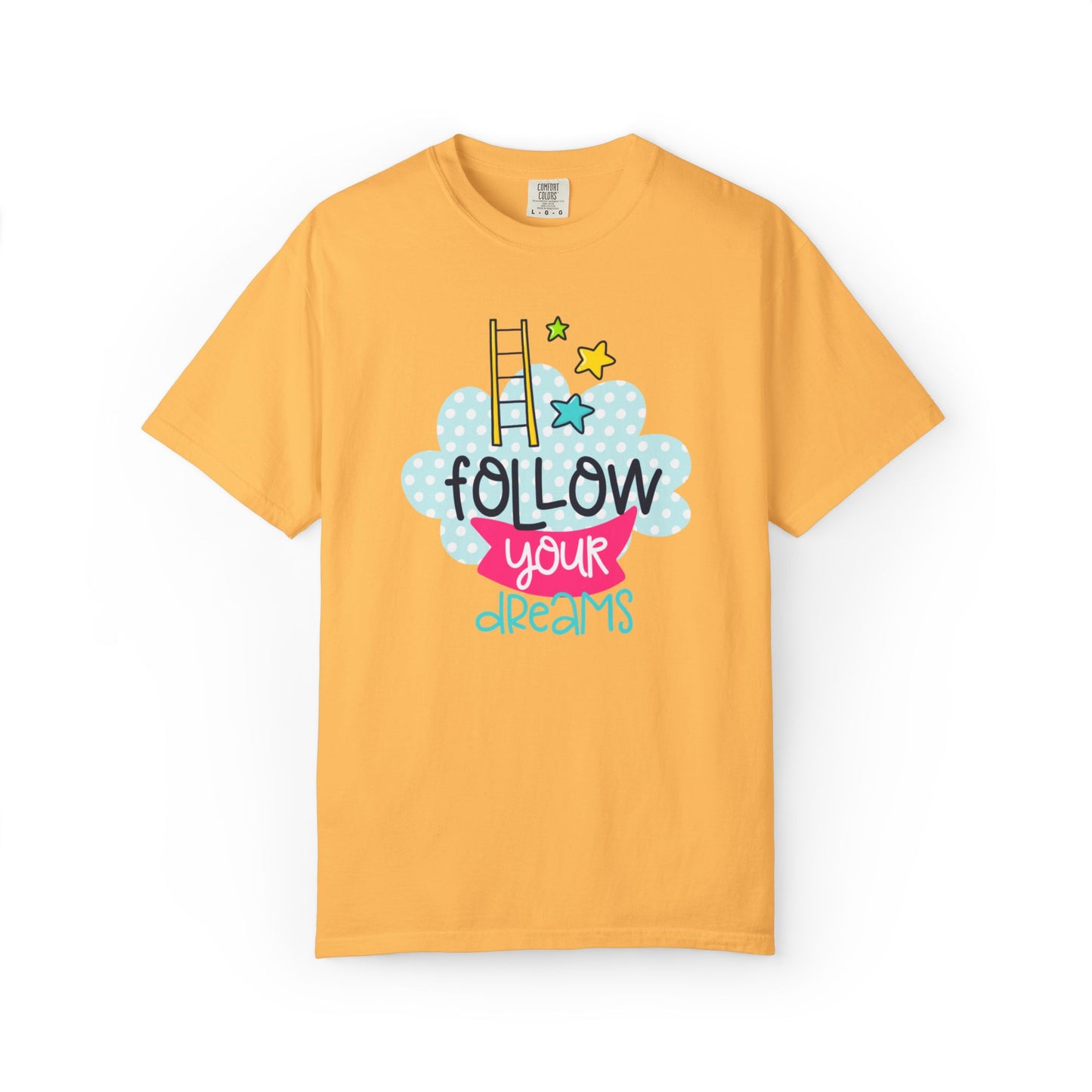 Follow Your Dreams Aspiration Determination Courage Night Wishes Unisex Heavy Cotton T-Shirt