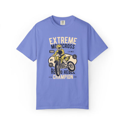 Extreme Champion Epic Trail Exploration Tee Thrill-Seeking Stunt Mastery Downhill Rush Unisex Heavy Cotton T-Shirt