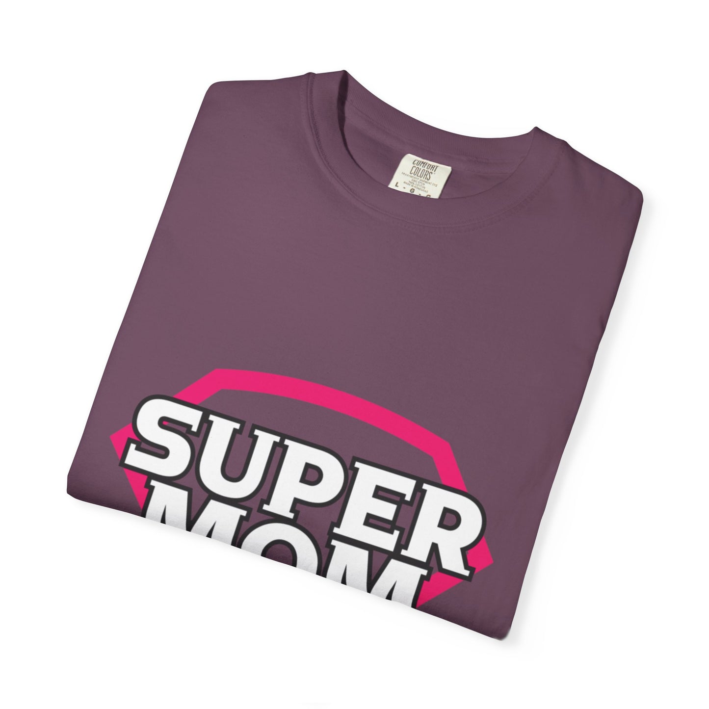 Cute Super Mom Motherhood Mama Love Master Multitasker Life Giver Wonder Woman Unisex Heavy Cotton T-Shirt