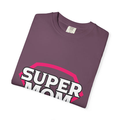 Cute Super Mom Motherhood Mama Love Master Multitasker Life Giver Wonder Woman Unisex Heavy Cotton T-Shirt