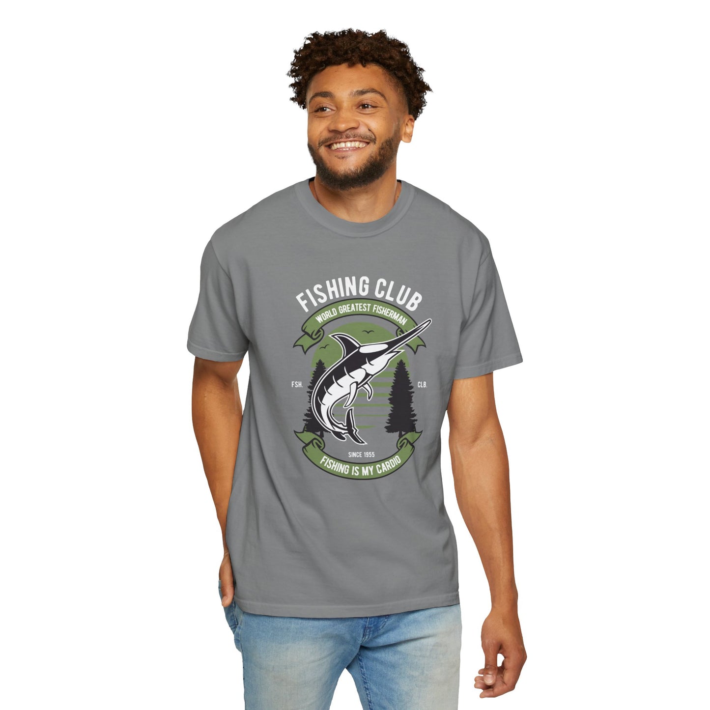 Fishing Club Fishing Gear Sarcastic Fishing Tee Unisex Heavy Cotton T-Shirt