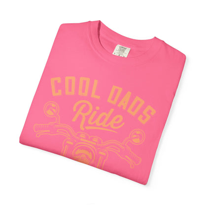 Funny Cool Dad Motorcycle Sporty Dad Sarcastic Pedal Power Dad Bike Lover Unisex Heavy Cotton T-Shirt