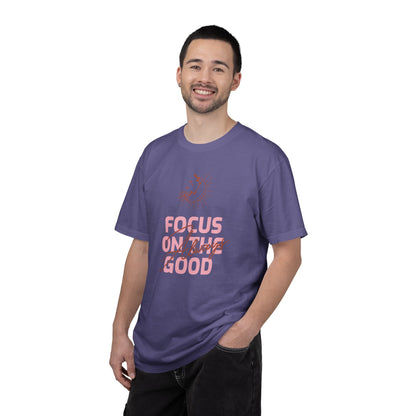 Focus on Good Trendy Tee Travel Addict Exploring Adventurous Tour Lover Tourist Journey Unisex Heavy Cotton T-Shirt