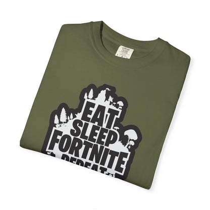 Eat Sleep Fortnite Battle Royale Squad Gameplay Passion Tee Solo Missions Social Gaming Unisex Heavy Cotton T-Shirt