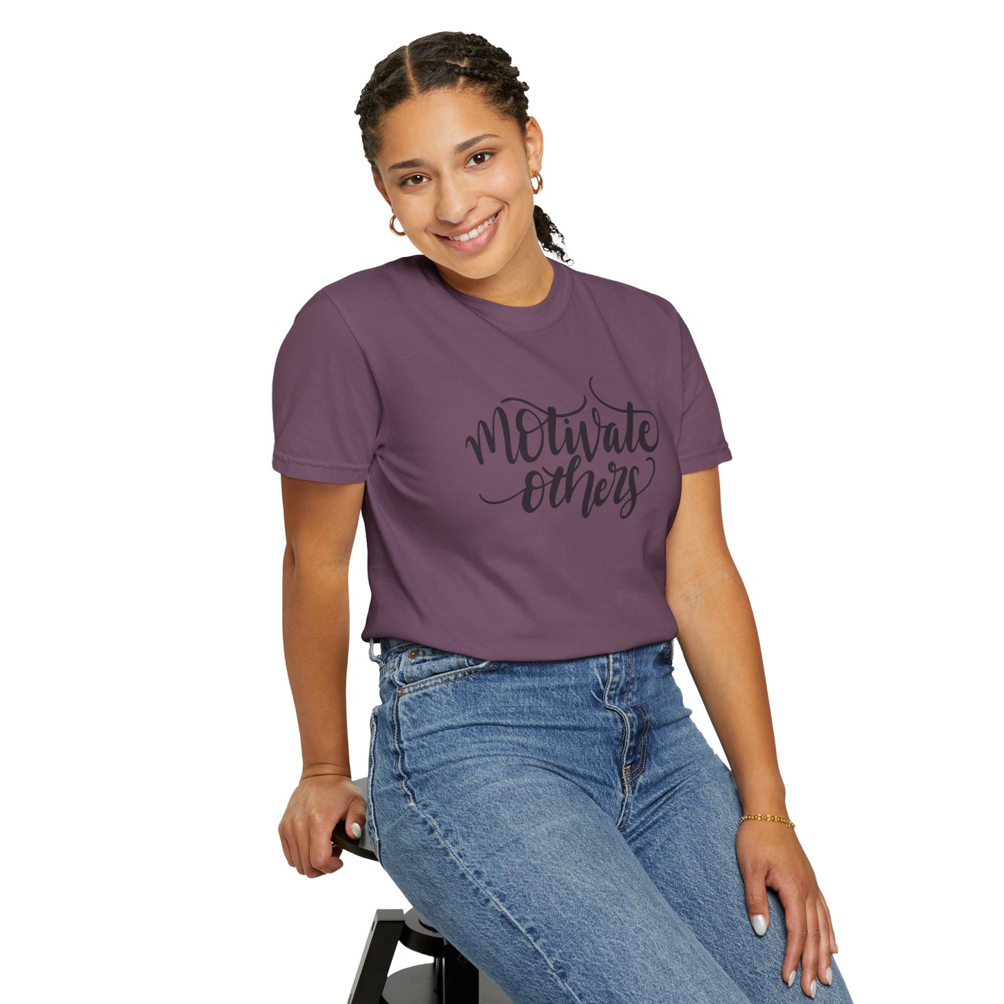 Motivate Others Leadership Inspiration Tee Positive Feedback Passion Self-Belief Professional Attitude Unisex Heavy Cotton T-Shirt