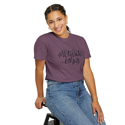 Motivate Others Leadership Inspiration Tee Positive Feedback Passion Self-Belief Professional Attitude Unisex Heavy Cotton T-Shirt
