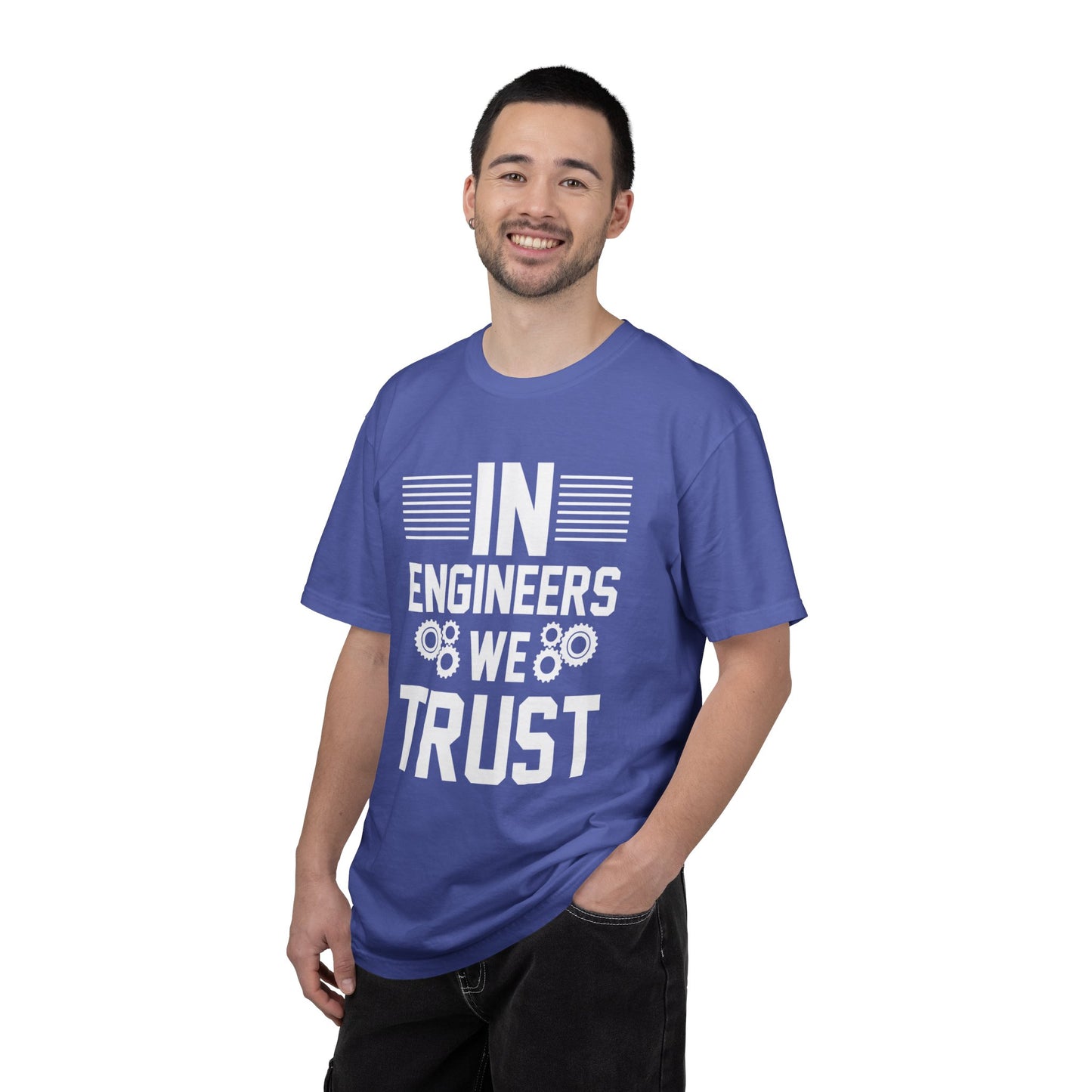 In Engineers We Trust Critical Thinking Problem-Solving Sarcastic Adaptability Unisex Heavy Cotton T-Shirt