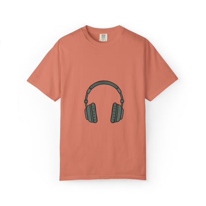 Head Phone Unisex Garment-Dyed T-shirt