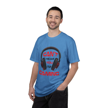 Can’t Hear You I’M Gaming Funny Trendy Tee Cool Gamer Headphones Pro Video Games Lover Game Focused Unisex Heavy Cotton T-Shirt