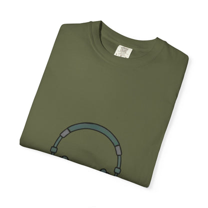 Head Phone Unisex Garment-Dyed T-shirt