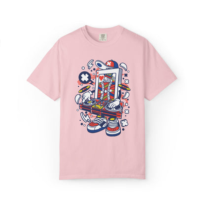 Dj King Play Card Hip Hop Vibes Trends Pop Visuals Tee Remixes Music Producer Unisex Heavy Cotton T-Shirt