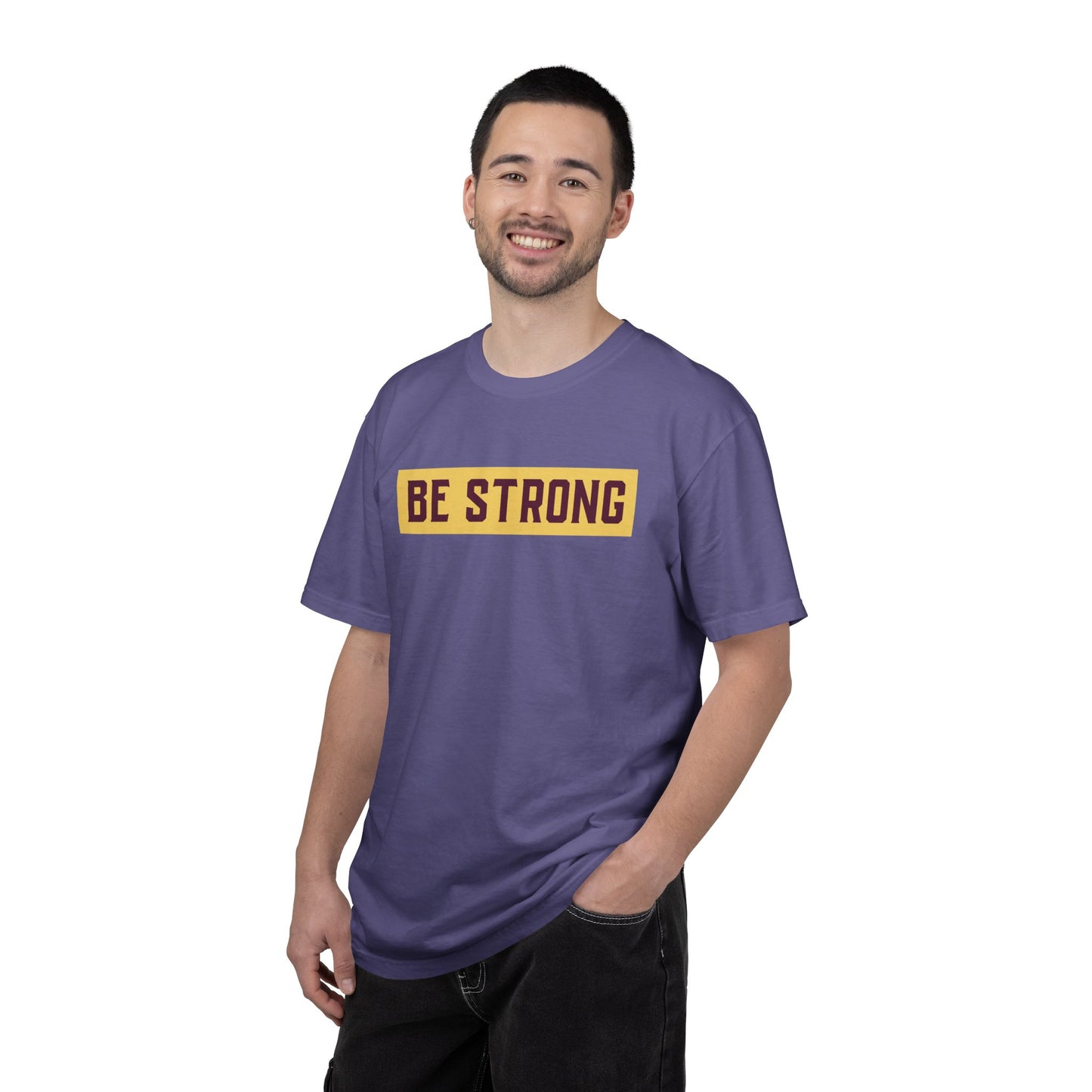 Be Strong Quotes Best Selling Unisex Heavy Cotton T-Shirt