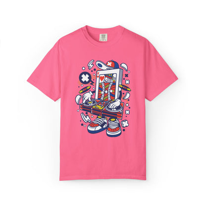 Dj King Play Card Hip Hop Vibes Trends Pop Visuals Tee Remixes Music Producer Unisex Heavy Cotton T-Shirt