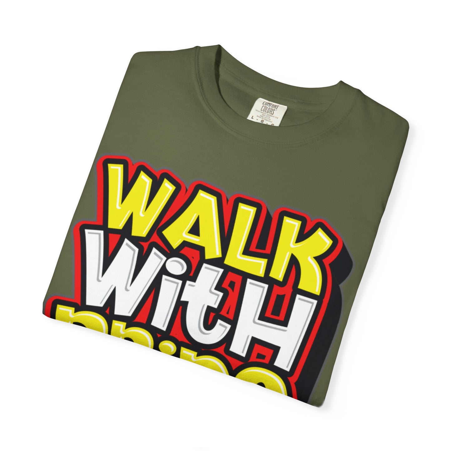 Walk With Pride Confidence Tee Aspiration Mindfulness Integrity Empowerment Unisex Heavy Cotton T-Shirt