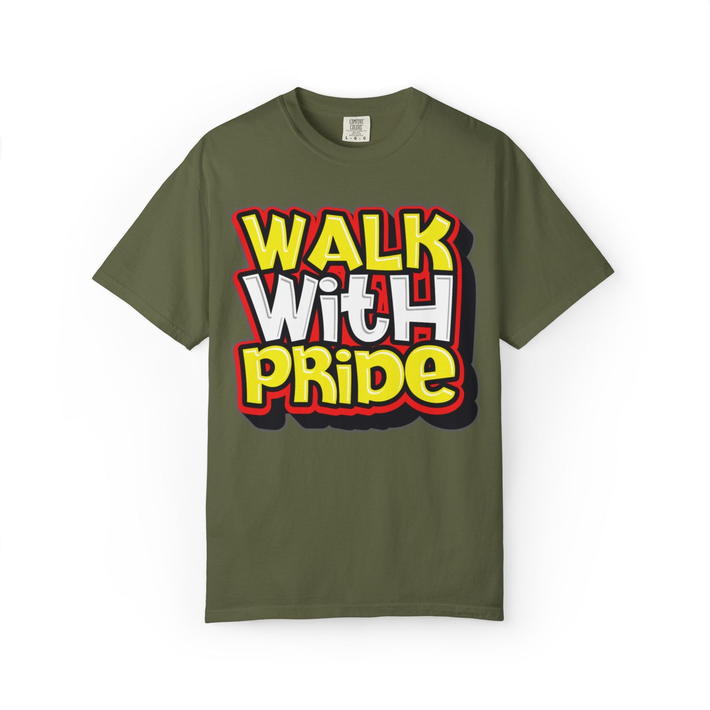 Walk With Pride Confidence Tee Aspiration Mindfulness Integrity Empowerment Unisex Heavy Cotton T-Shirt