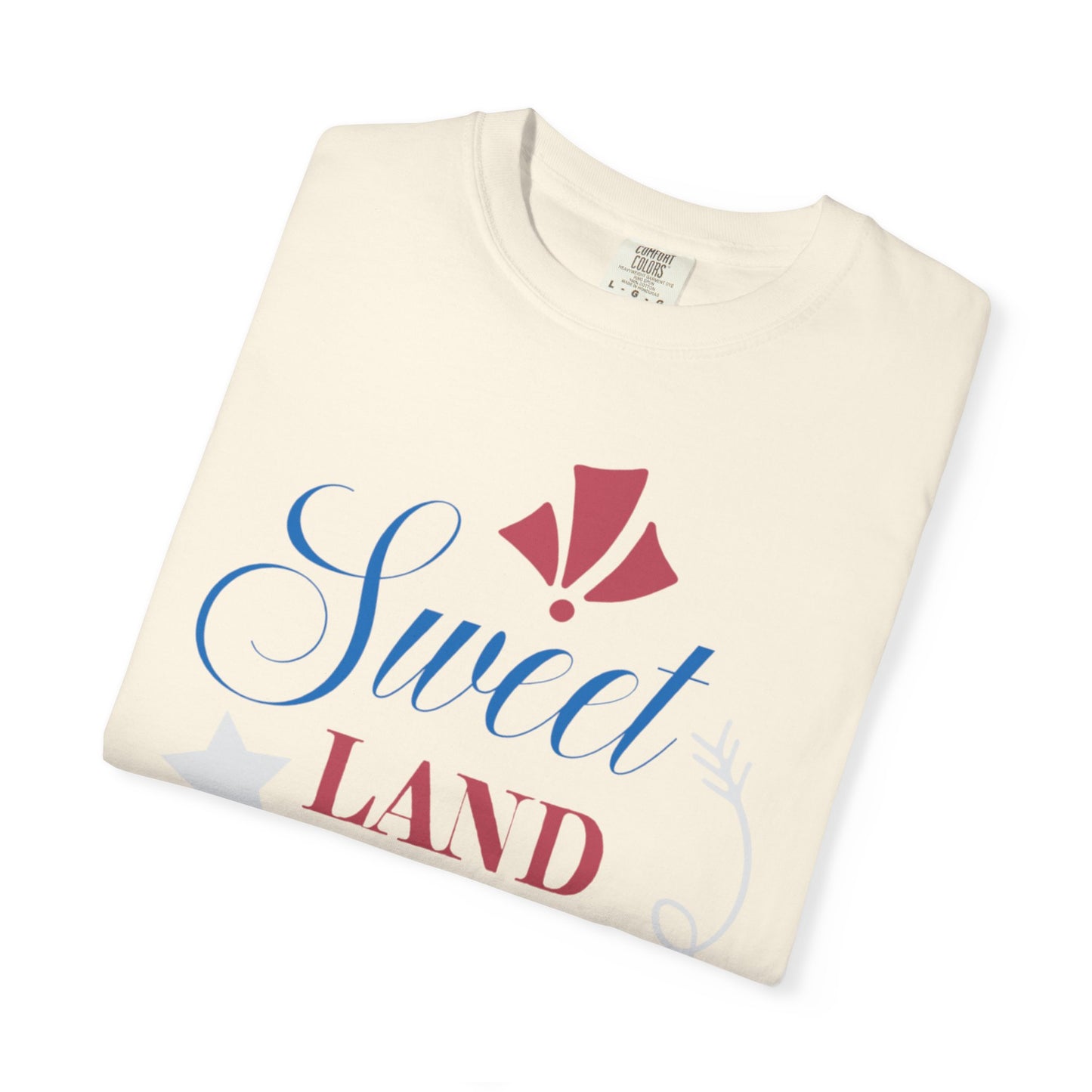 Sweet Land Of Liberty Equality American Values Country Love USA Flag Patriotic Tee Loyalty Fairness Unity Unisex Heavy Cotton T-Shirt