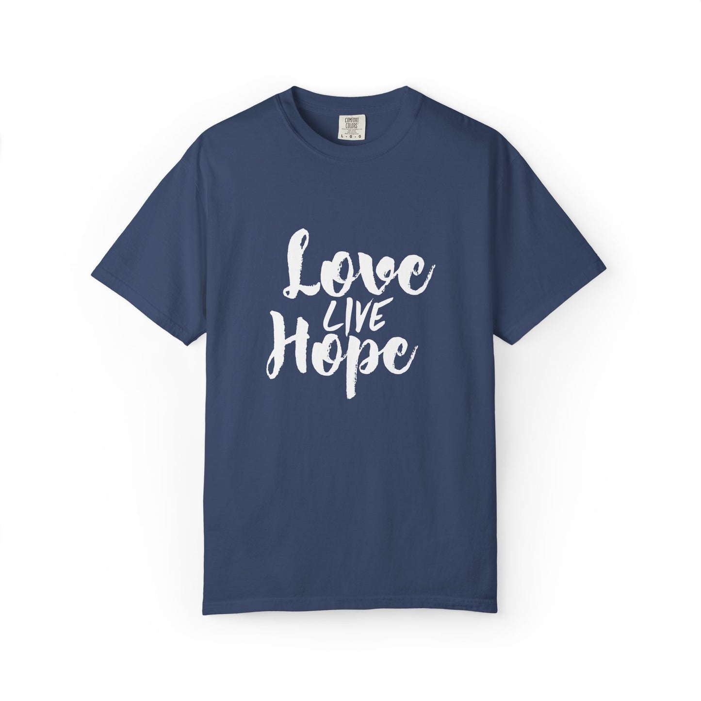 Love live hope Modern Tee Achievement Self-Improvement Unisex Heavy Cotton T-Shirt