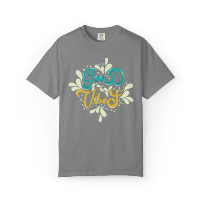Good Vibes Motivational Tee Let Go Of Negativity Focus On Solutions Growth Mindset Unisex Heavy Cotton T-Shirt