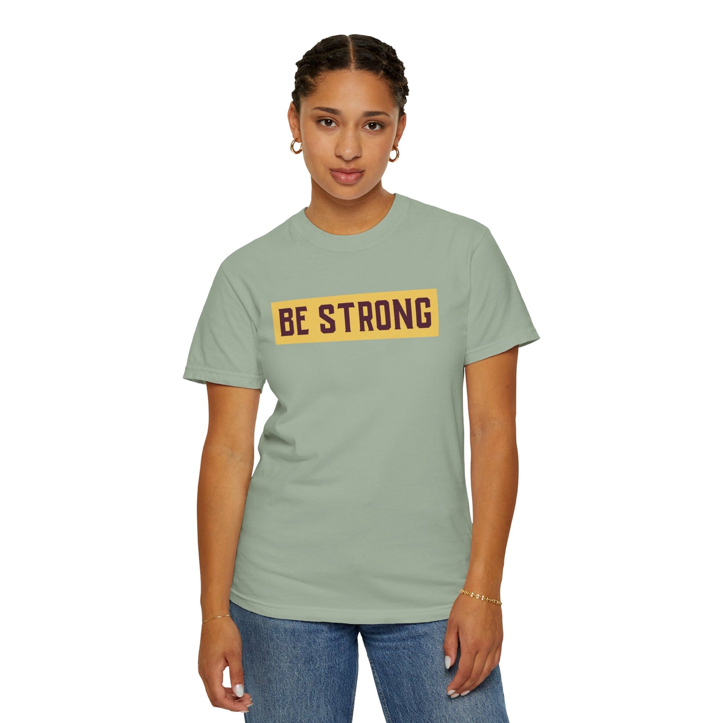 Be Strong Quotes Best Selling Unisex Heavy Cotton T-Shirt