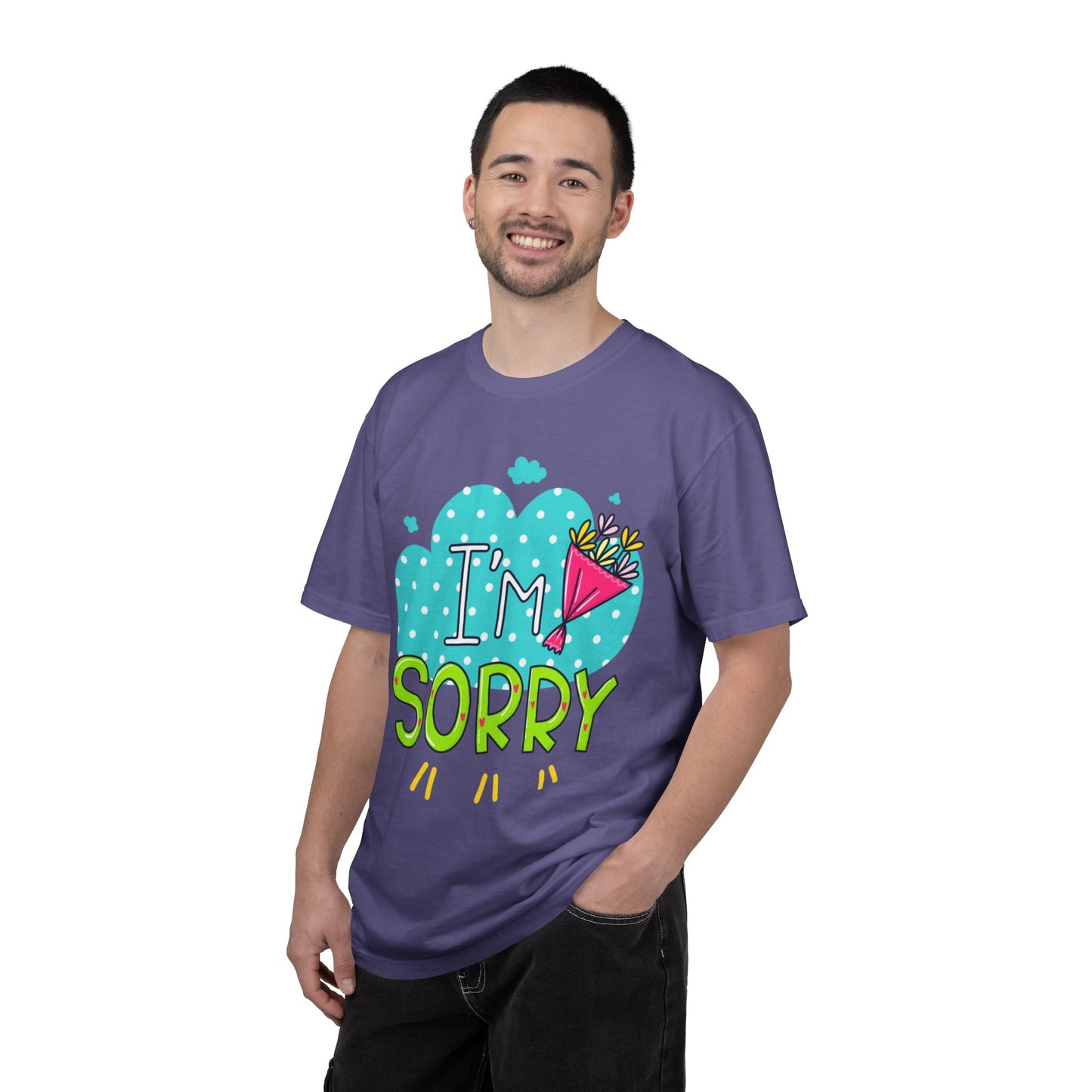 I Am Sorry Emotional Bond Tee Relationship Self Confidence Self Love Forever Support Unisex Heavy Cotton T-Shirt
