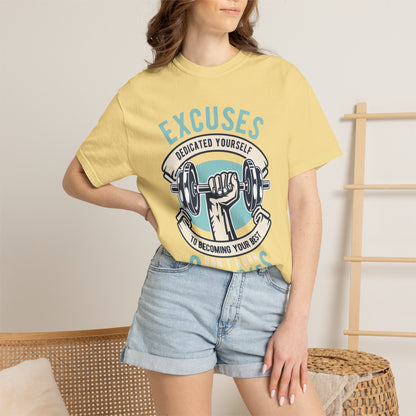 100% cotton (fiber content may vary for different colors) Medium fabric (5.3 oz/yd² (180 g/m²)) Dedicated Yourself To Becoming Your Best Don’t Burn Calories Unisex Heavy Cotton T-Shirt
