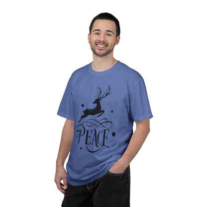 Peace Harmony Unity Peacemakers Tee Merry Christmas Festival Snowflakes Season Of Joy Unisex Heavy Cotton T-Shirt