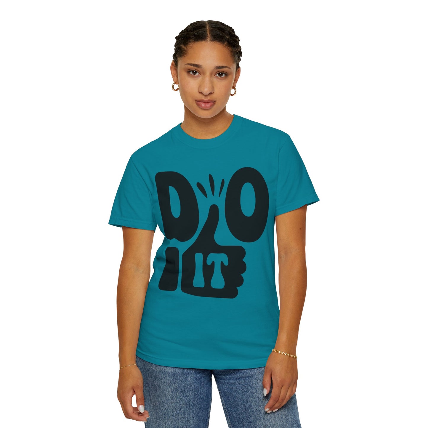 Do It Finding Peace Trendy Tee Overcoming Challenges Stay Positive Trust The Process Unisex Heavy Cotton T-Shirt