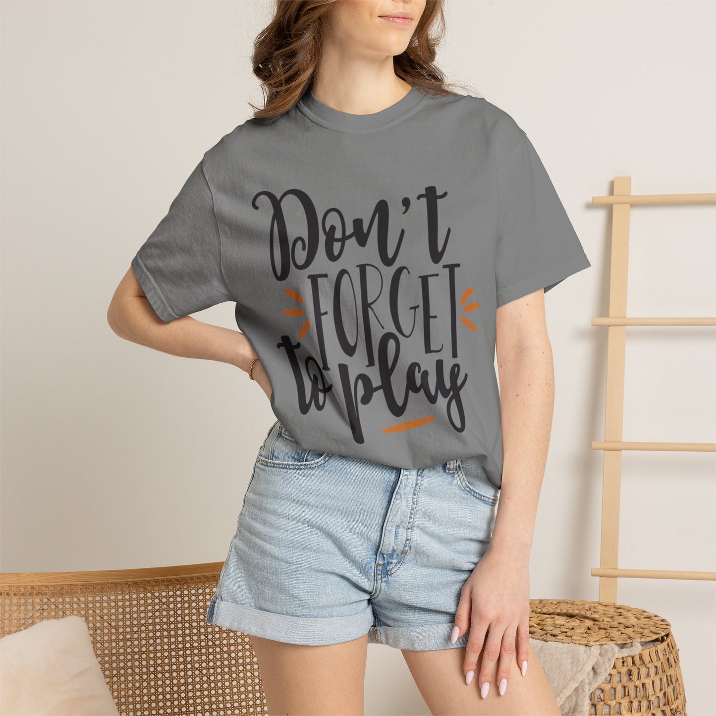 Don’t Forget To Play Warriors Tee Non-Stop Playing Gaming Obsession Unisex Heavy Cotton T-Shirt
