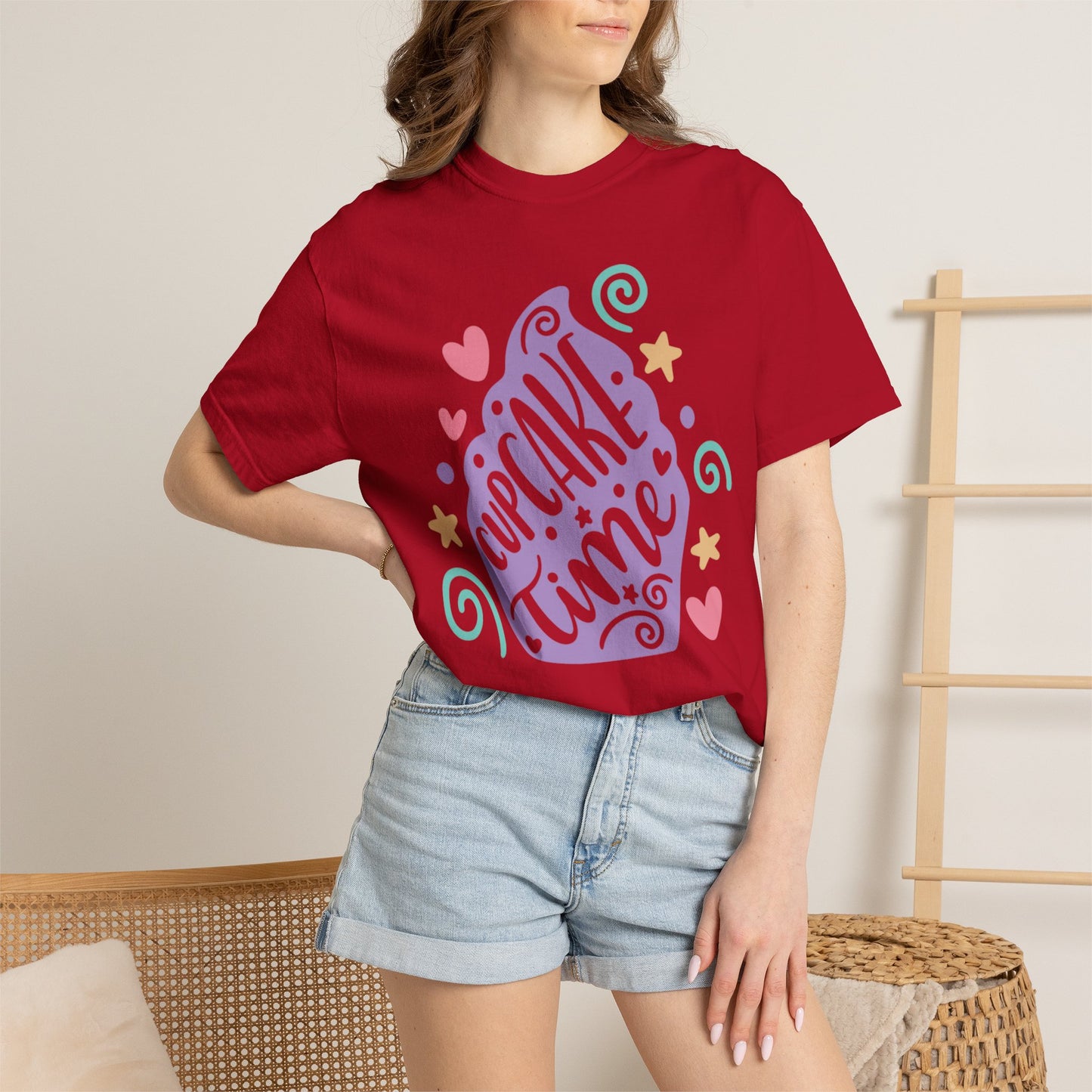 Cupcake Time Mysterious Flavors Tee Delicious Deception Stealthy Sweets Unisex Heavy Cotton T-Shirt