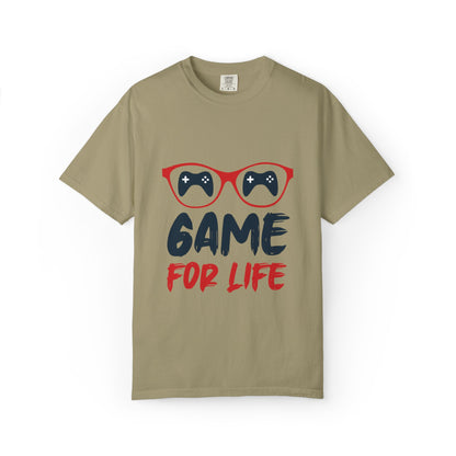 Game For Life Adventures Tee Player’s Journey Obsession Epic Battles Unisex Heavy Cotton T-Shirt