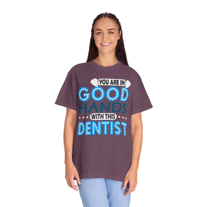 You Are Good With This Dentist Oral Hygiene Toothbrush Root Canal Cavity Trendy Tee Tooth Extraction Unisex Heavy Cotton T-Shirt
