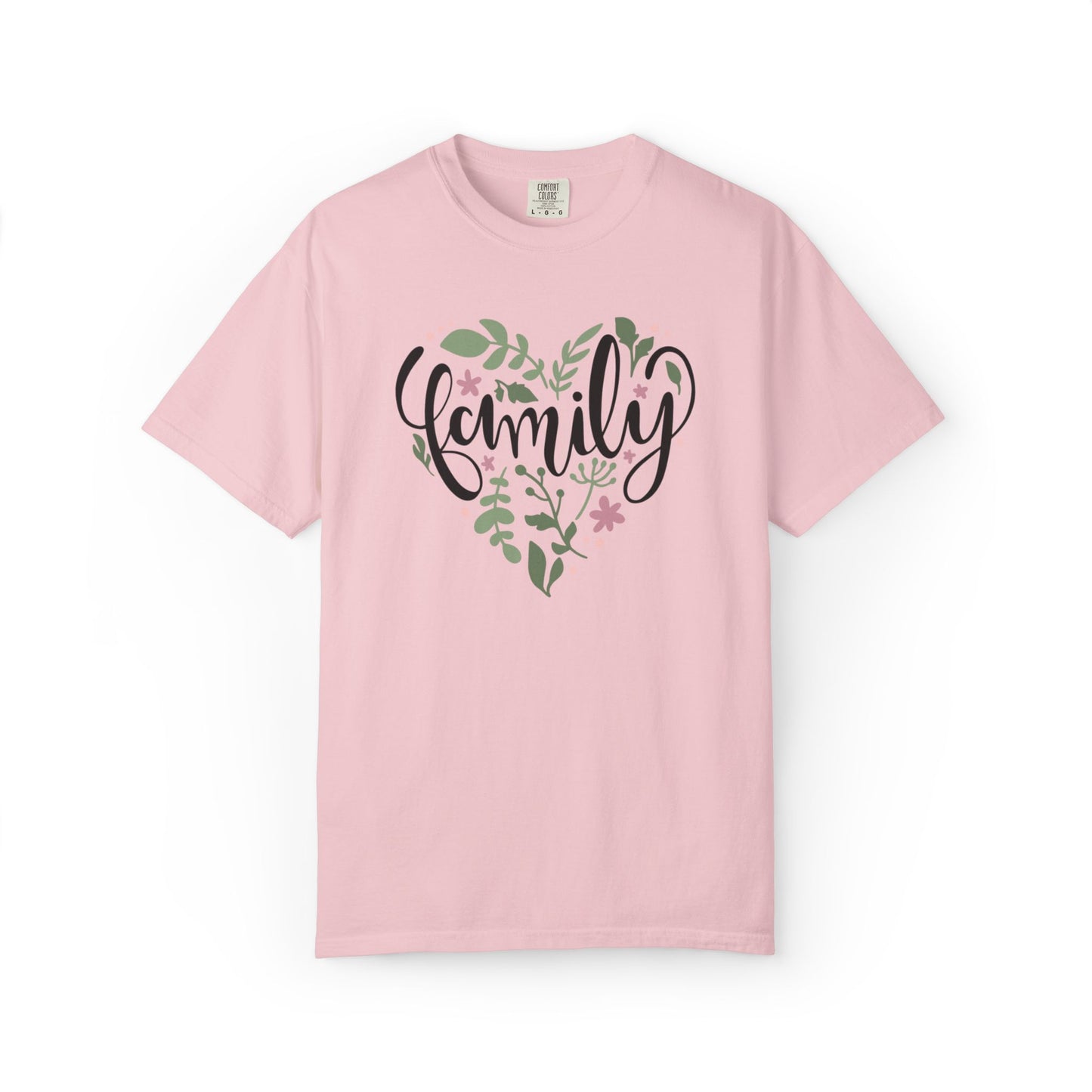 Family Trendy Tee Hug Rainbow Passion Unconditional Soulful Connection Siblings Love Parents Unisex Heavy Cotton T-Shirt