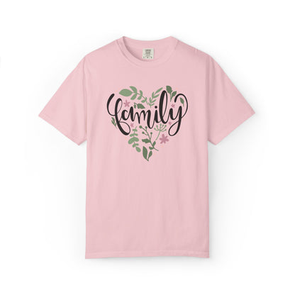 Family Trendy Tee Hug Rainbow Passion Unconditional Soulful Connection Siblings Love Parents Unisex Heavy Cotton T-Shirt