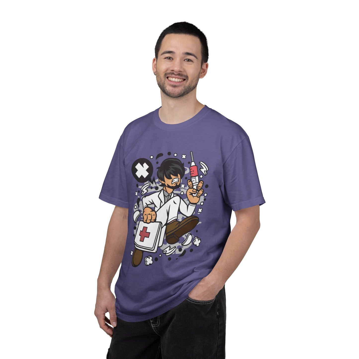 Doctor Superpower Medical Mastery Wellness Warriors Tee Medical Mentor Unisex Heavy Cotton T-Shirt