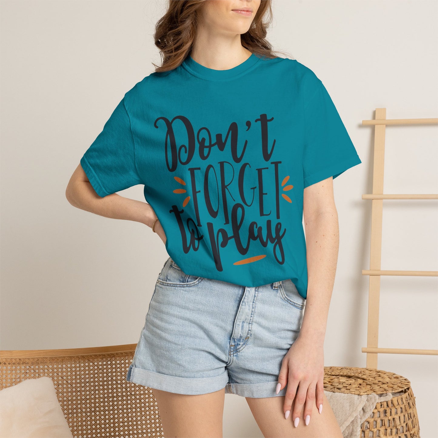 Don’t Forget To Play Warriors Tee Non-Stop Playing Gaming Obsession Unisex Heavy Cotton T-Shirt