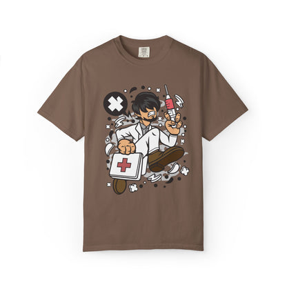 Doctor Superpower Medical Mastery Wellness Warriors Tee Medical Mentor Unisex Heavy Cotton T-Shirt