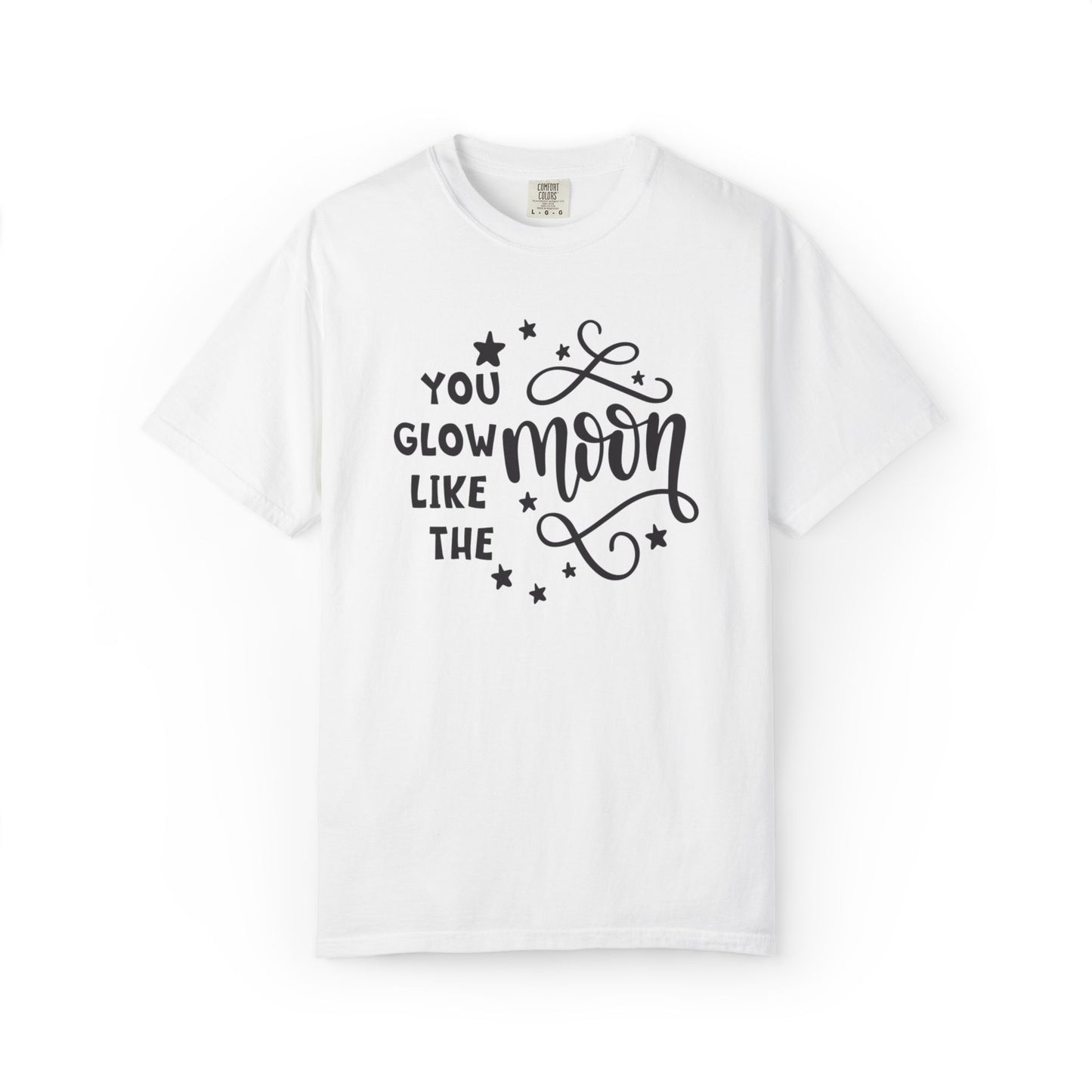 You Glow Like The Moon Inner Beauty Fashion Tee Body Positivity Wellness Forever Young Healthy lifestyle Unisex Heavy Cotton T-Shirt