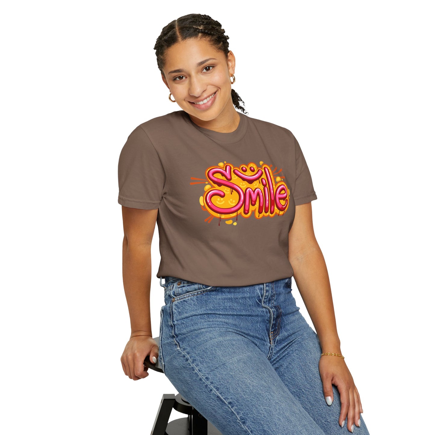 Smile Unisex Garment-Dyed T-shirt