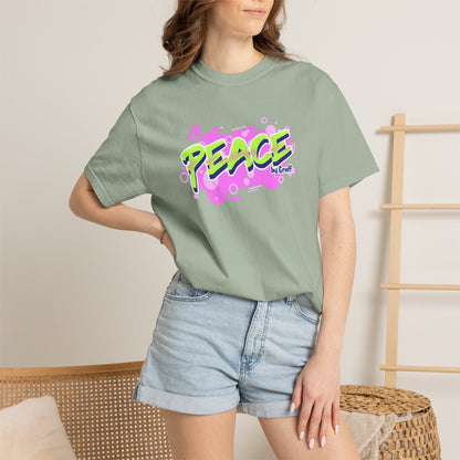 Graffiti Logo Maker Featuring Bubbly Graphics Unisex Heavy Cotton T-Shirt