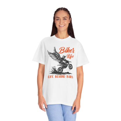 Thriller Live Behind Bars Secret Of Life Journey Over Destination Two Wheeled Adventures Unisex Heavy Cotton T-Shirt