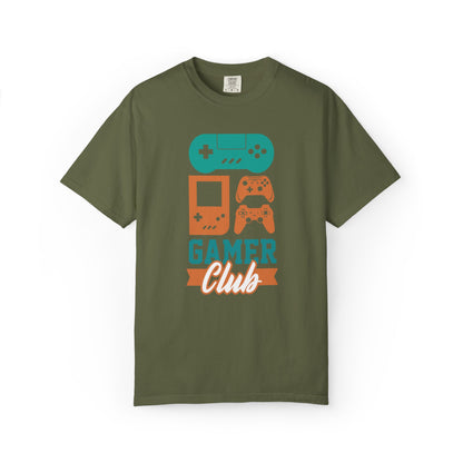 Funny Gamer Club Sarcastic Retro Gaming Gaming Consoles Gaming Community Unisex Heavy Cotton T-Shirt