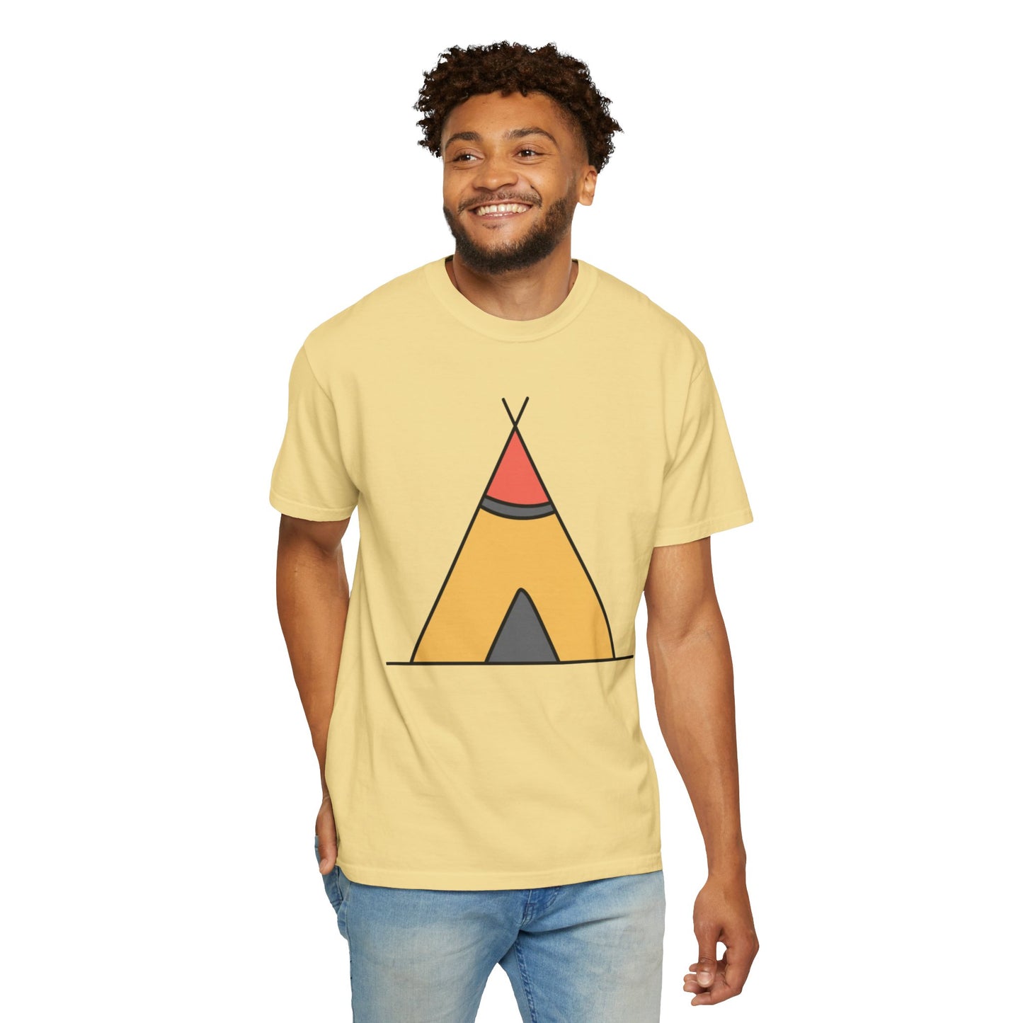 Camping  Adventure Lovers Tee Nature Exploration Bonfire Travel Van Unisex Heavy Cotton T-Shirt