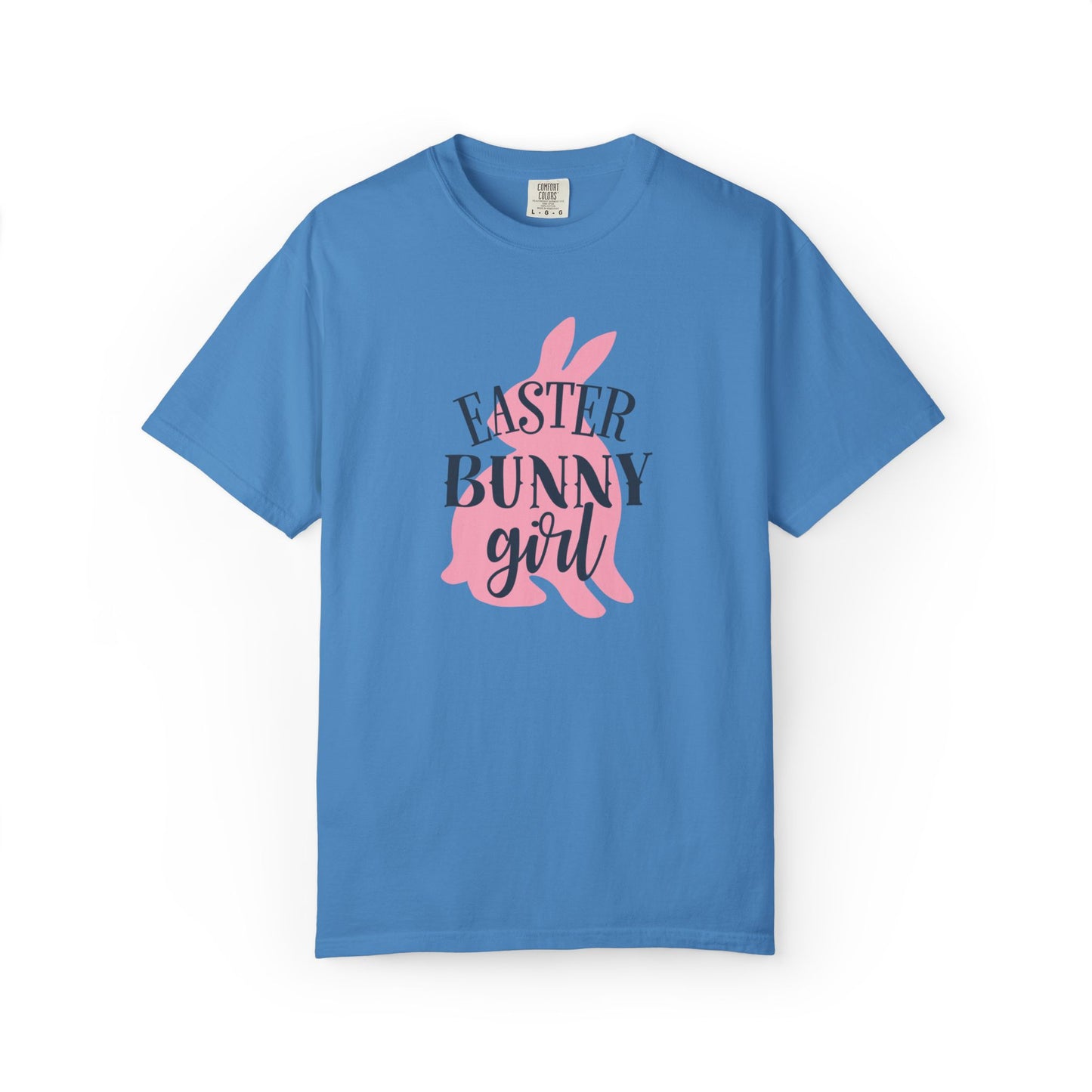 Easter Bunny Girl Holy Week Celebration Spring Festival Tee Christian Holiday Excitement Eggs Good Friday  Unisex Heavy Cotton T-Shirt