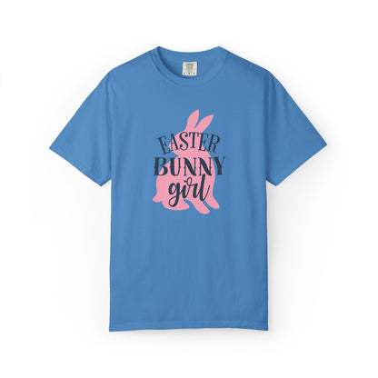 Easter Bunny Girl Holy Week Celebration Spring Festival Tee Christian Holiday Excitement Eggs Good Friday  Unisex Heavy Cotton T-Shirt