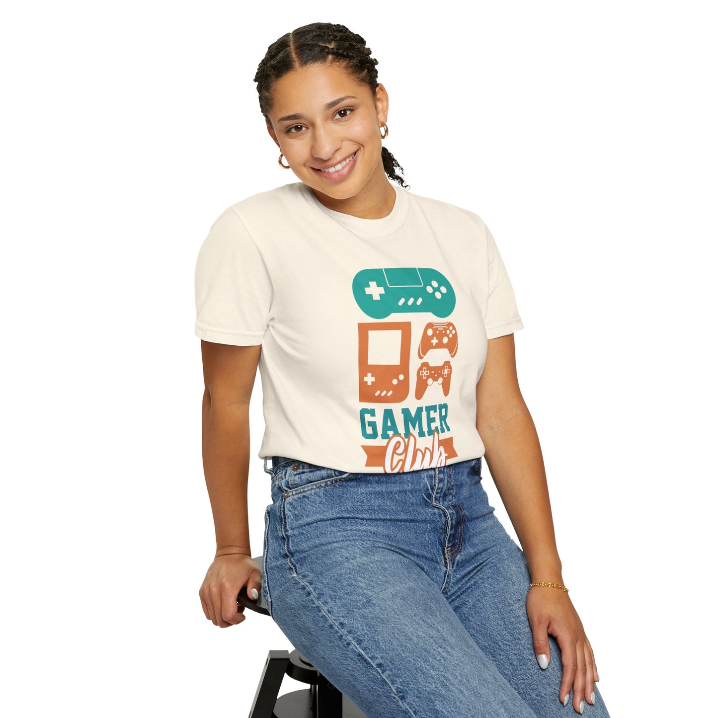 Funny Gamer Club Sarcastic Retro Gaming Gaming Consoles Gaming Community Unisex Heavy Cotton T-Shirt