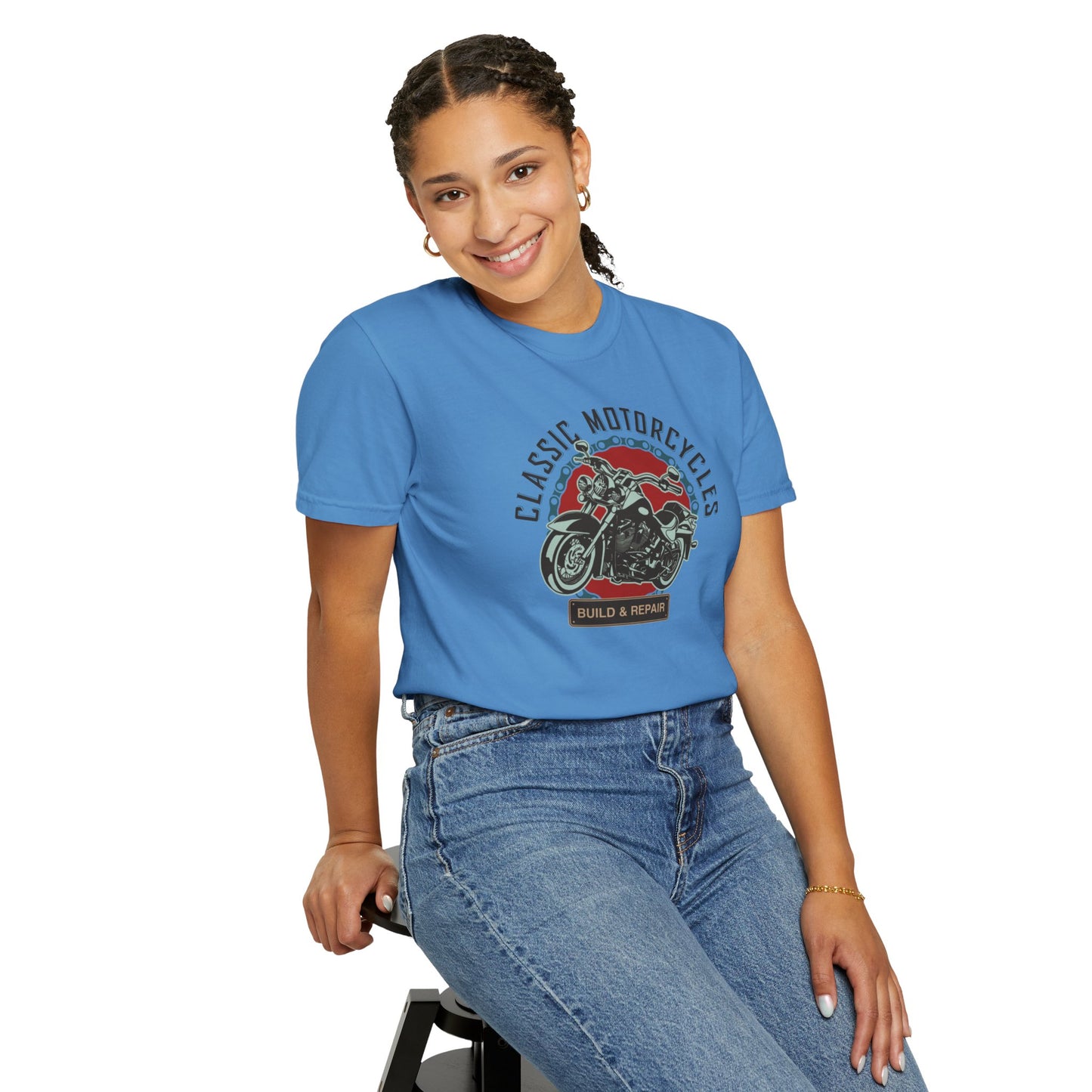 Classic Motorcycles Custom Engine Club Motorbike Lovers Trendy Tee High-speed Rider Adventure Racer Unisex Heavy Cotton T-Shirt