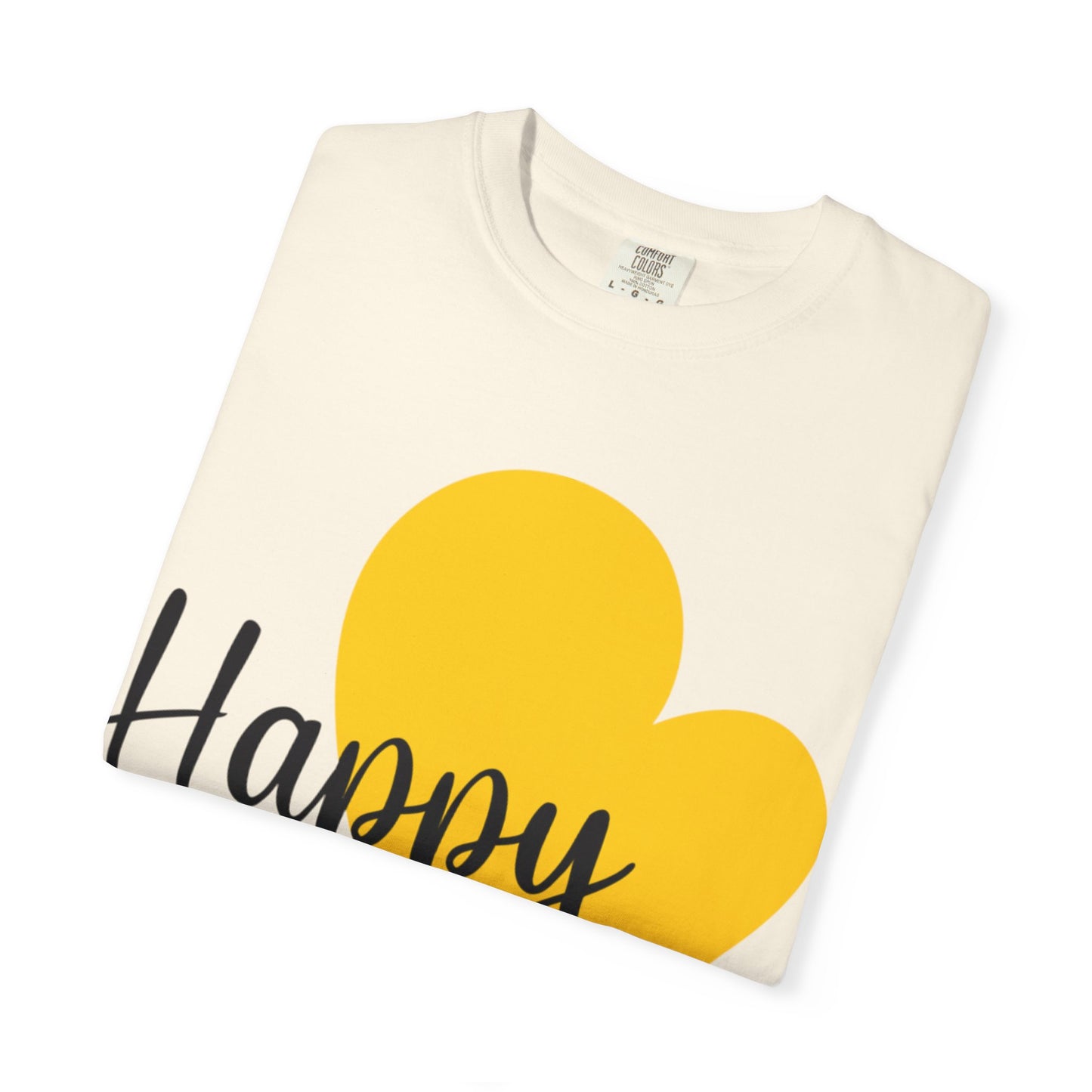 Happy Family Peaceful Paradise Tee Cherished Space Heartfelt Haven Unisex Heavy Cotton T-Shirt