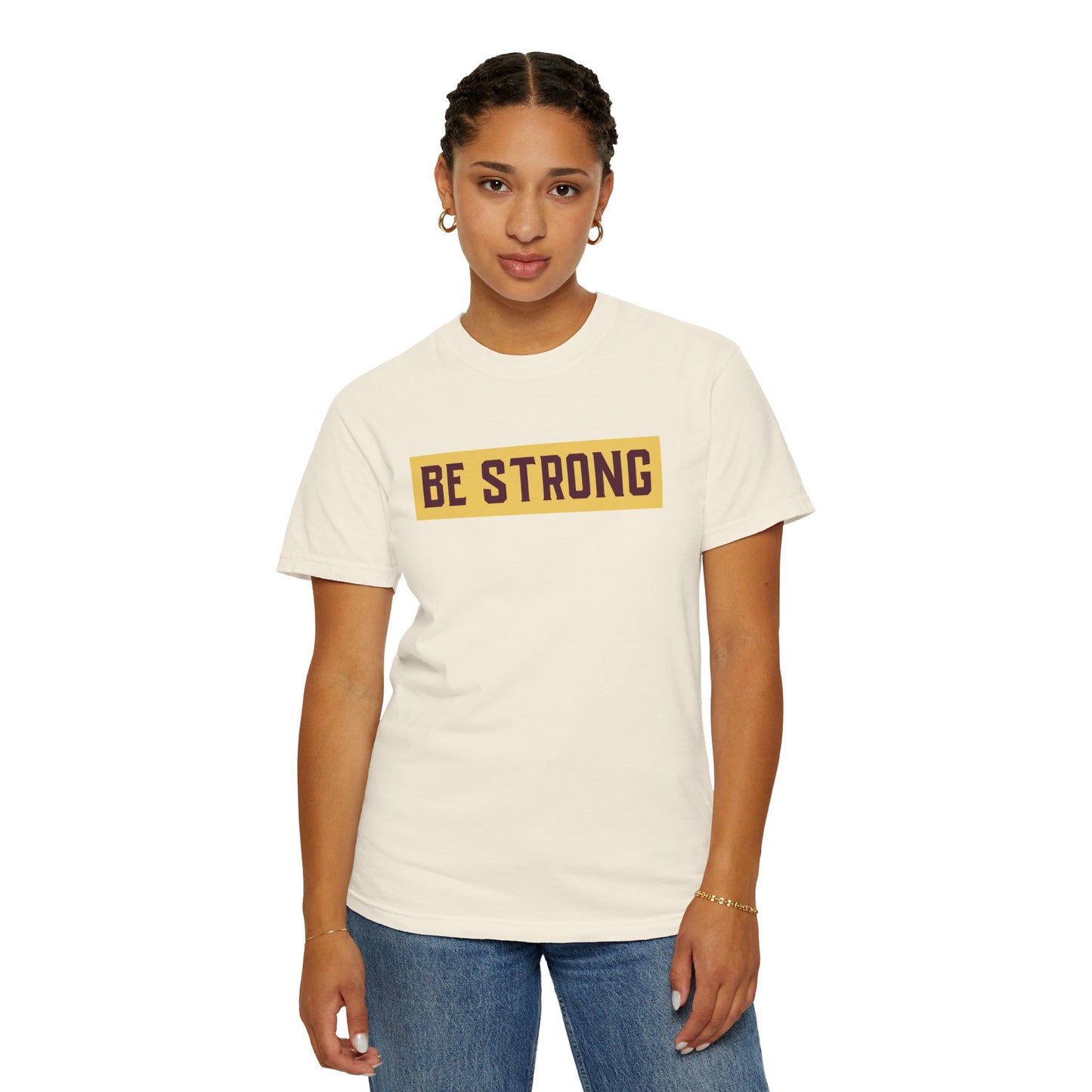 Be Strong Quotes Best Selling Unisex Heavy Cotton T-Shirt