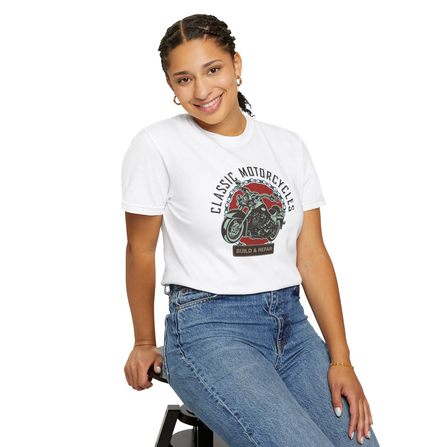 Classic Motorcycles Custom Engine Club Motorbike Lovers Trendy Tee High-speed Rider Adventure Racer Unisex Heavy Cotton T-Shirt